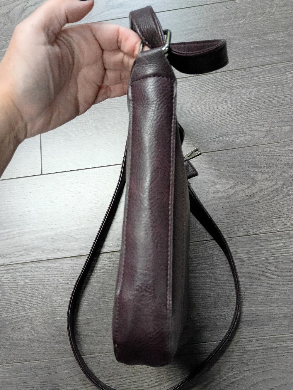 Mia And Luca Purse/Crossbody Shoulder Bag in Dark Brown - Picture 8 of 12